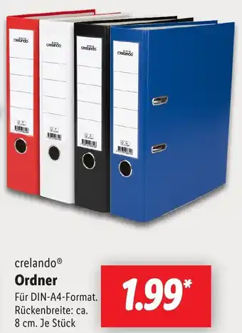 Lidl Crelando Ordner Angebot