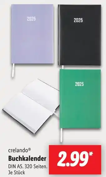 Lidl Crelando Buchkalender Angebot