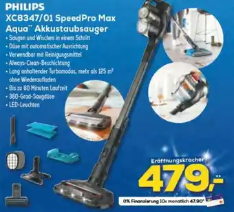 Euronics Philips XC8347/01 Speedpro Max Aqua Akkustaubsauger Angebot