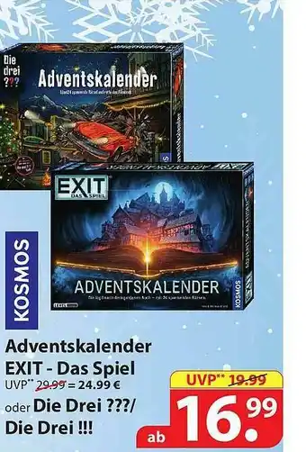 Famila Nord Ost Adventskalender Exit- Das Spiel Angebot