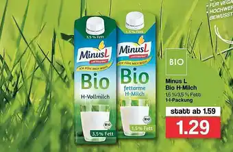 Famila Nord West Minius L Bio H-milch Angebot