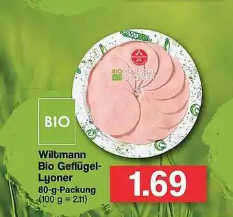 Famila Nord West Wiltmann Bio Geflügel-lyoner Angebot