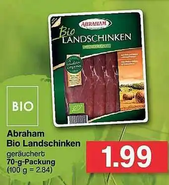 Famila Nord West Abraham Bio Landschinken Angebot