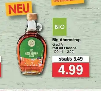 Famila Nord West Bio Ahornsirup Angebot