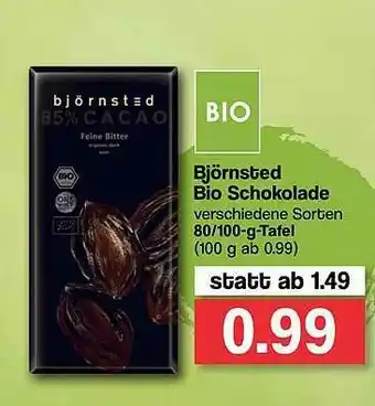 Famila Nord West Björnsted Bio Schokolade Angebot