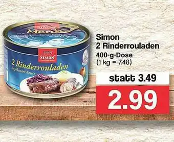 Famila Nord West Simon 2 Rinderrouladen Angebot