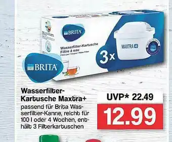 Famila Nord West Wasserfilter-kartusche Maxtra+ Brita Angebot