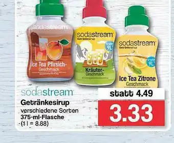 Famila Nord West Sodastream Getränkesirup Angebot