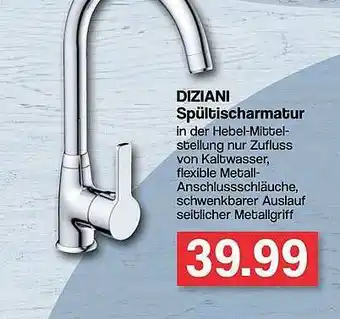 Famila Nord West Diziani Spültischarmatur Angebot