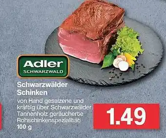 Famila Nord West Schwarzwälder Schinken Adler Angebot