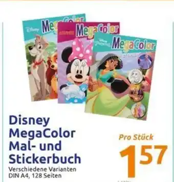 Action Disney MegaColor Mal- und Stickerbuch Angebot
