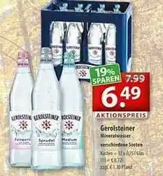 Getränkeland Gerolsteiner Mineralwasser Angebot