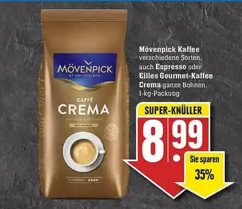 E-Center Mövenpick Kaffee, Espresso Oder Eilles Gourmet-kaffee Crema Angebot