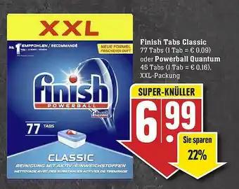 E-Center Finish Tabs Classic Oder Powerball Quantum Angebot