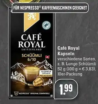 E-Center Cafér Royal Kapseln Angebot