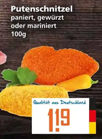 Klaas und Kock Putenschnitzel  100g Angebot