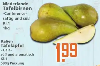 Klaas und Kock Niederlande Tafelbirnen 1kg Angebot