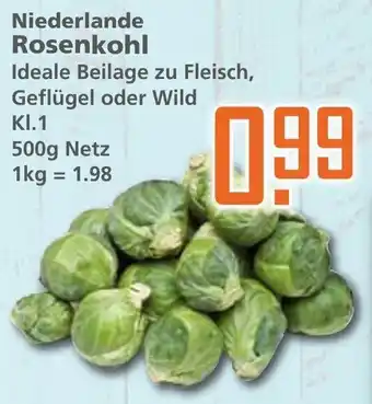 Klaas und Kock Niederlande Rosenkohl 500g Angebot