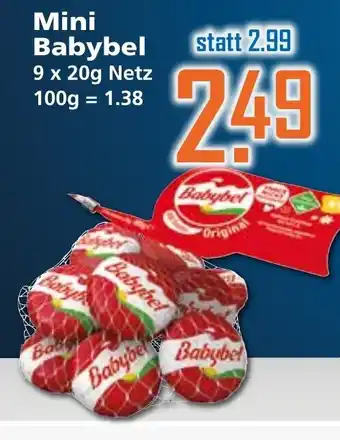 Klaas und Kock Mini Babybel 9x20g Angebot