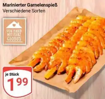 Globus Marinierter Garnelenspieß Angebot