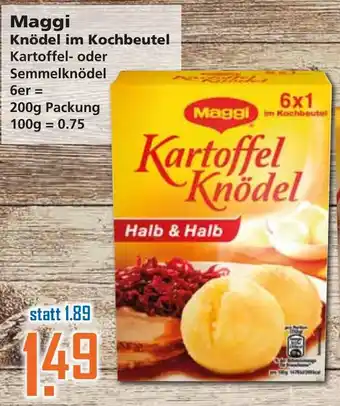 Klaas und Kock Maggi Knödel im Kochbeutel 200g Angebot