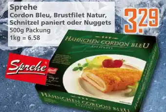 Klaas und Kock Sprehe Cordon Bleu, Brustfilet Natur, Schnitzel paniert oder Nuggets 500g Angebot