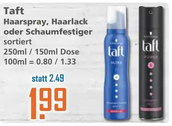 Klaas und Kock Taft Haarspray, Haarlack oder Schaumfestiger 150-250ml Angebot