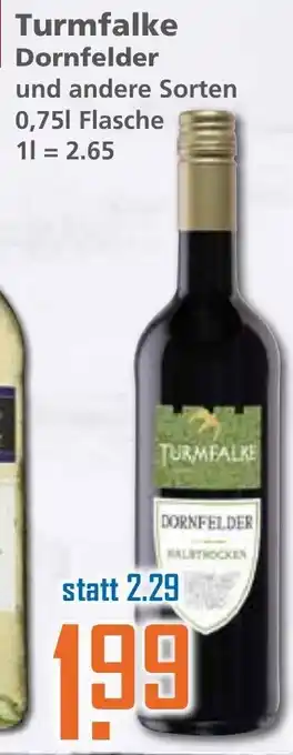 Klaas und Kock Turmfalke Dornfelder 0,75L Angebot