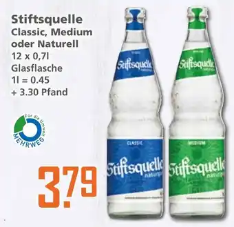 Klaas und Kock Stiftsquelle Classic, Medium oder Naturell 12x0,7L Angebot