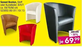 Möbel Boss Sessel Boston Angebot