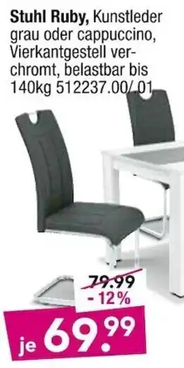 Möbel Boss Stuhl Ruby Angebot