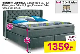 Möbel Boss Polsterbett Diamond Angebot