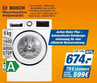 expert Techno Land BOSCH Waschmaschine WGG244Z0EX Angebot