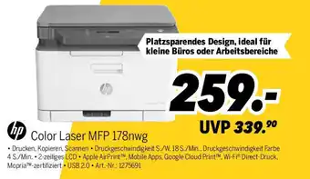 MEDIMAX hp Color Laser MFP 178nwg Angebot