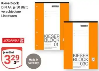 Globus BRUNNEN Kieserblock Angebot
