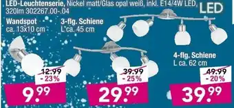 Möbel Boss LED Leuchtenserie oder Wandspot Angebot