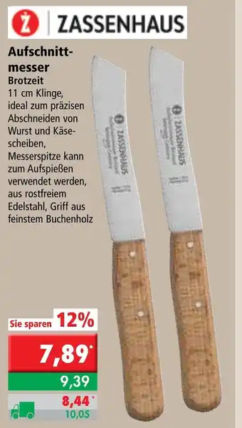 L. STROETMANN GROSSMARKT Zassenhaus Aufschnittmesser Angebot