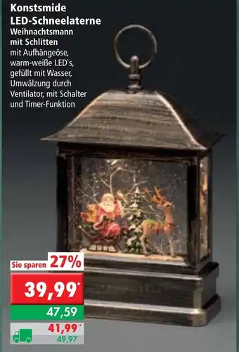 L. STROETMANN GROSSMARKT Konstsmide LED Schneelaterne Angebot