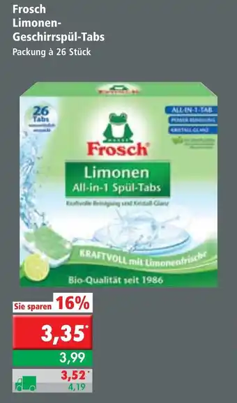 L. STROETMANN GROSSMARKT Frosch Limonen Geschirrspül Tabs Angebot