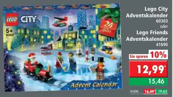 L. STROETMANN GROSSMARKT Lego City Adventskalender oder Lego Friends Adventskalender Angebot