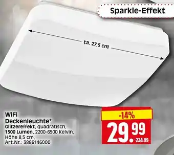 Herkules Baumarkt WiFi Deckenleuchte Angebot