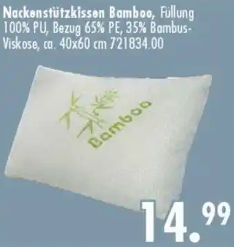 Möbel Boss Nackenstützkissen Bamboo Angebot