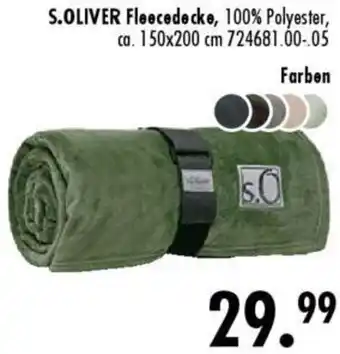 Möbel Boss S.OLIVER Fleecedecke Angebot