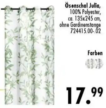 Möbel Boss Ösenschal Julia Angebot