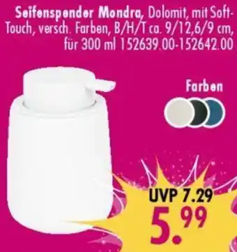 Möbel Boss Seifenspender Mondra Angebot