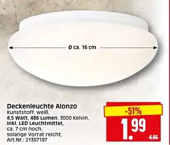 Herkules Baumarkt Deckenleuchte Alonzo Angebot