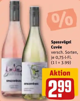 REWE Spassvögel Cuvée 0,75-l-Fl. Angebot