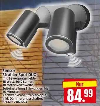 Herkules Baumarkt Sensor Strahler Spot Duo Angebot