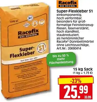 Herkules Baumarkt Racofix Super Flexkleber S1 Angebot