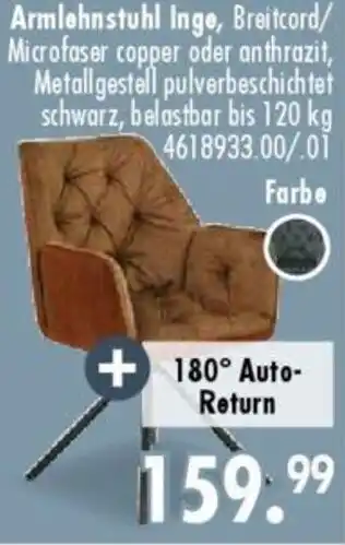 Möbel Boss Armlehnstuhl Inge Angebot